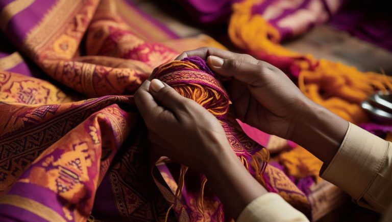 tessitura del cotone indiano