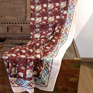Pareo in cotone Alia – 178x110 cm – Fantasia indiana multicolor